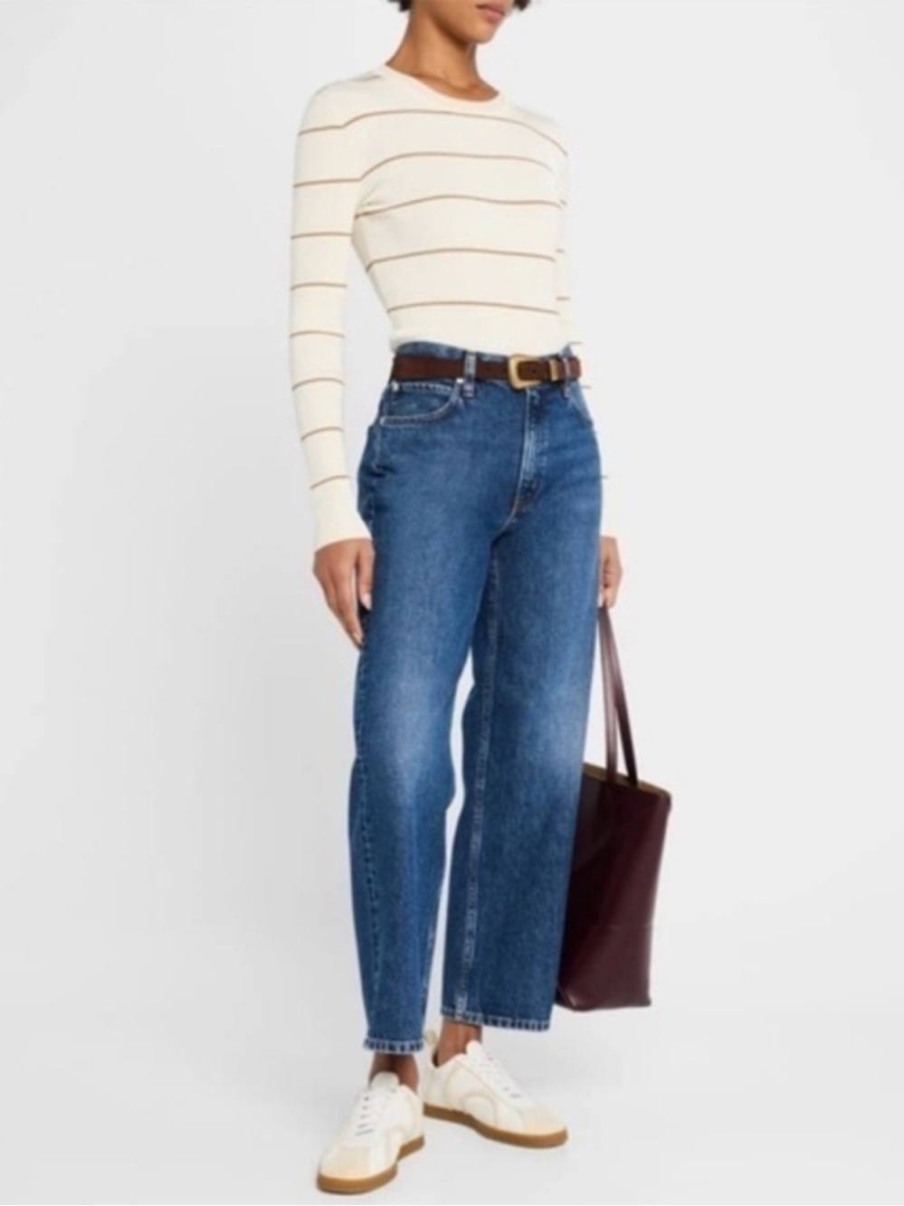 FRAME The Hang Ankle Straight Leg Jeans in Homer Cropped Size 27